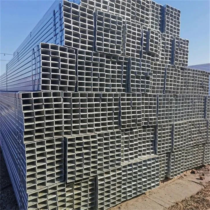 St37 sömlöst svetsat fyrkantigt galvaniserat rör